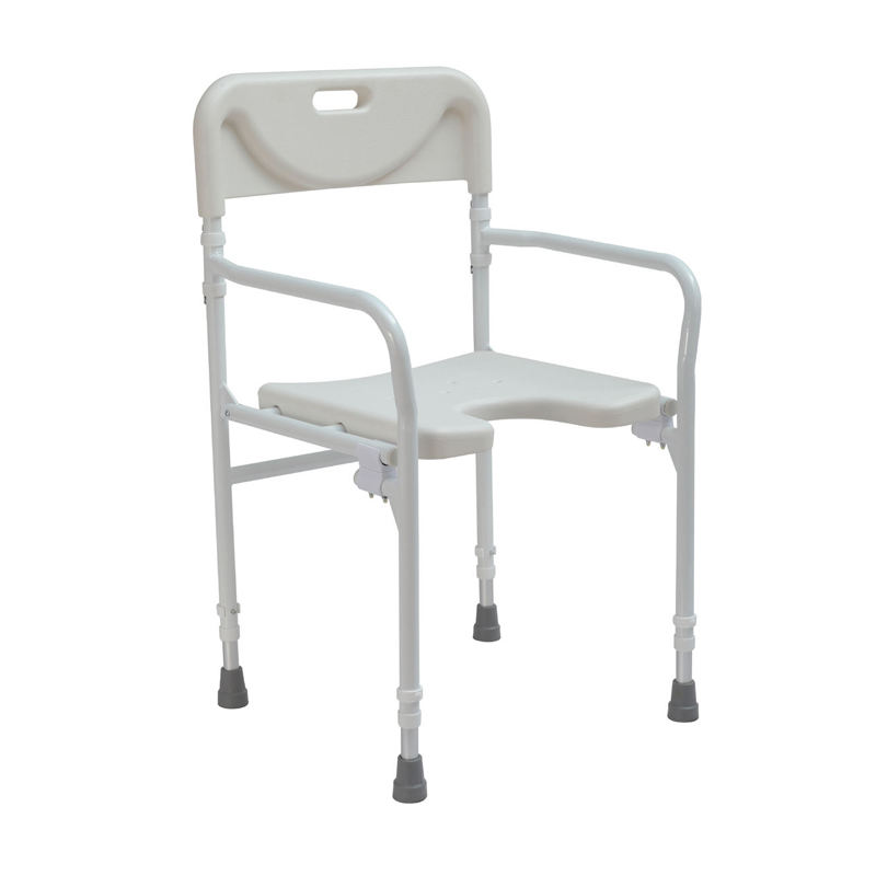 bath bench shower chair stable and safety with backrest and armrest/ Foldable