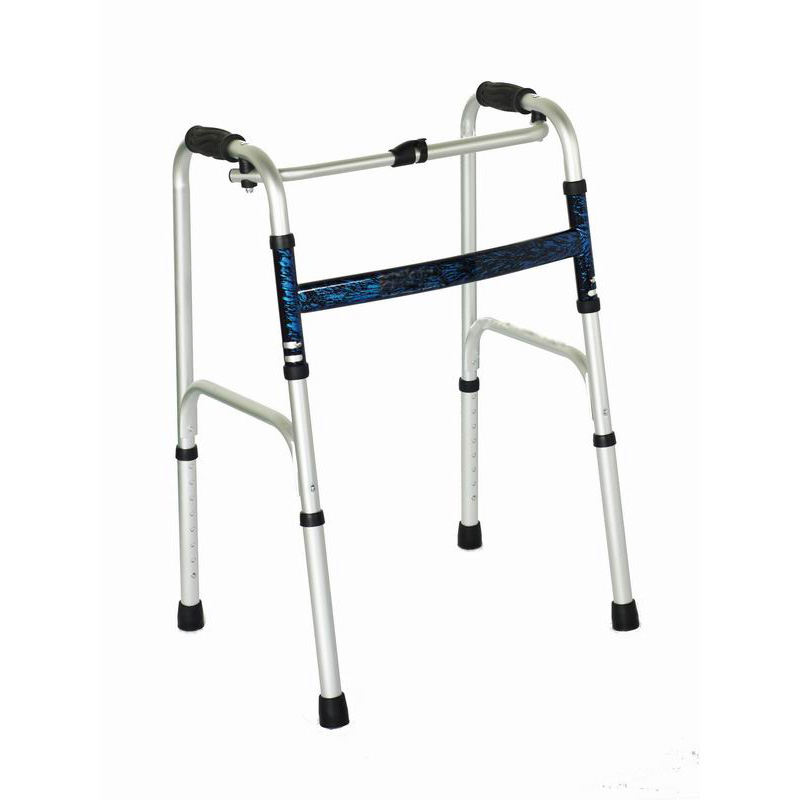 2 in 1 folding walker fixed and movable