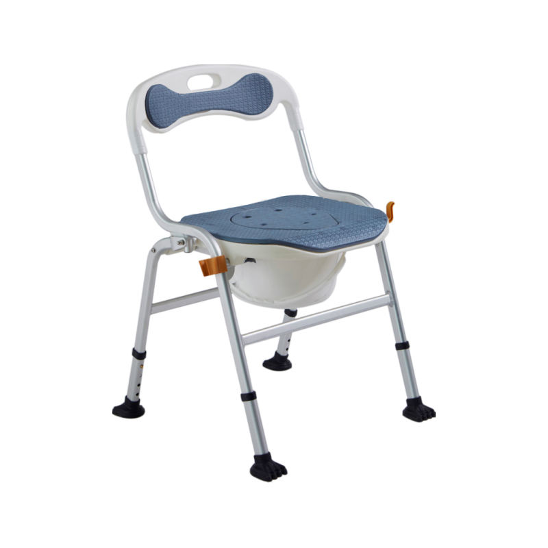 Aluminum Shower commode chair 2 in 1,muti-functional shower chair